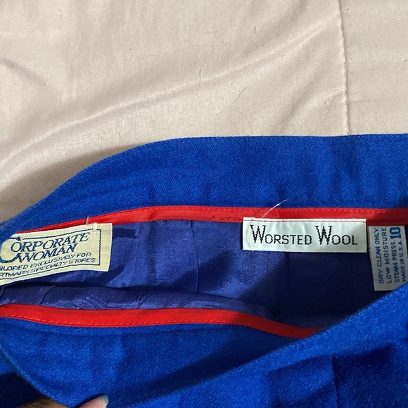 Maxi electric blue maxi skirt - Picture 4 of 6